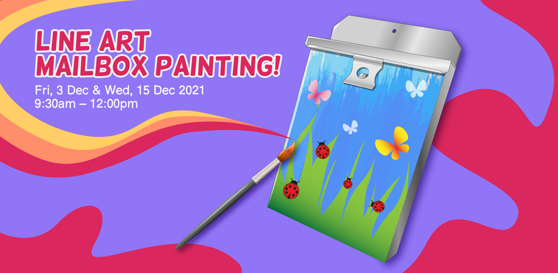 Line Art - Mailbox Painting