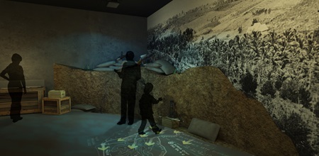 Final Battle exhibit at Reflections at Bukit Chandu