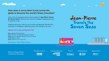 Picture Book Reading & Art Contest: Jean Pierre Travels the Seven Seas