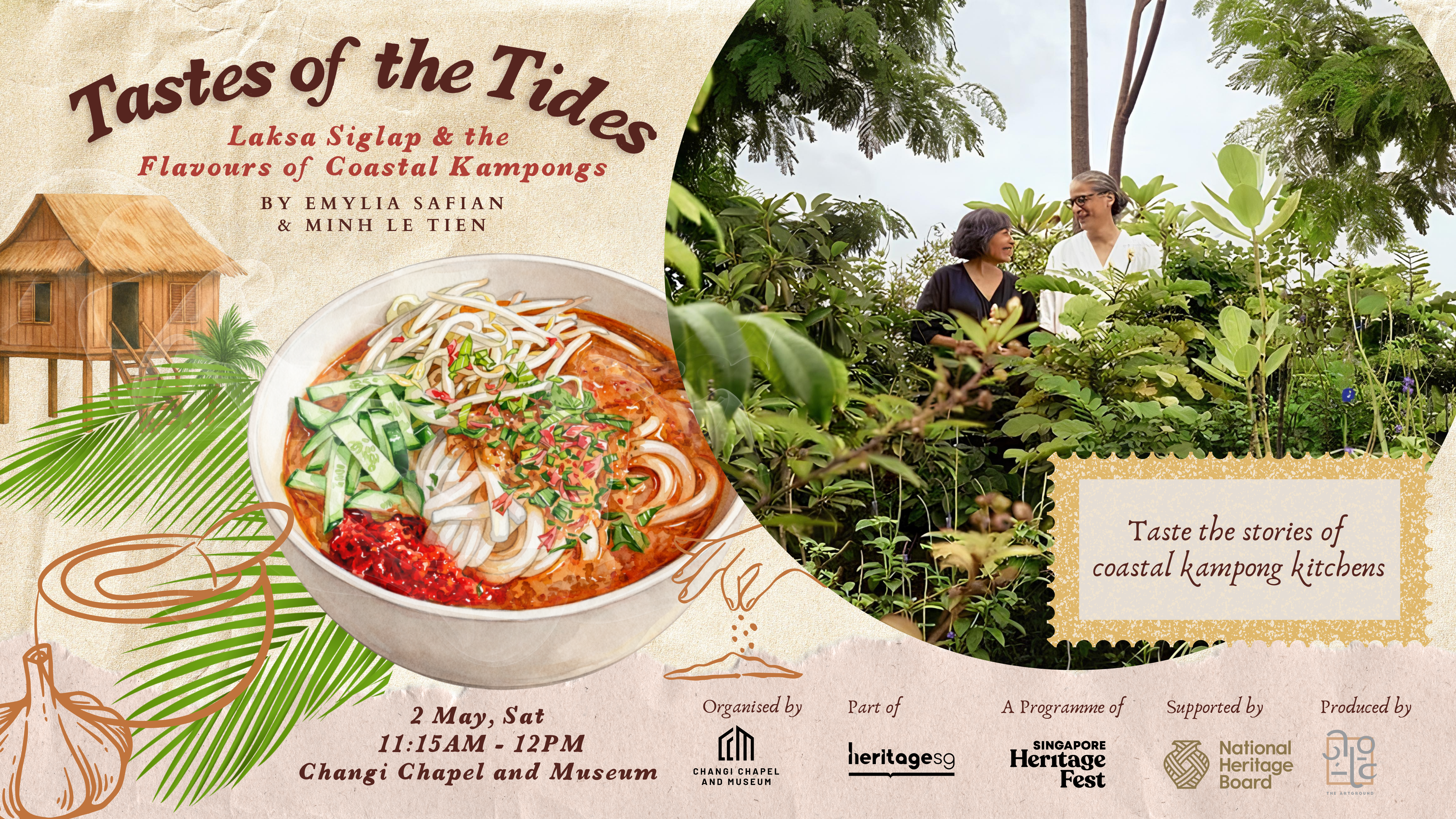 TASTES OF THE TIDES: Laksa Siglap & the Flavours of Coastal Kampongs by Emylia Safian & Minh Le Tien from Seia Home Dining 